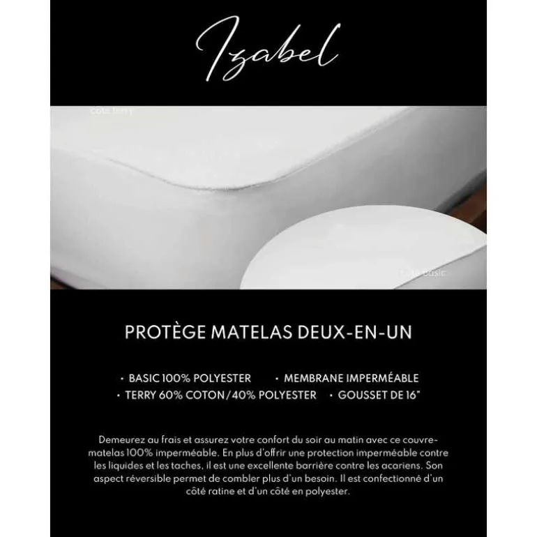 Twin Reversible Waterproof Mattress Protector