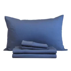 Twin XL Bamboo Bed Sheet Set - Blue