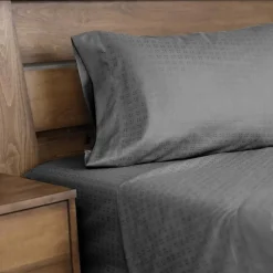 Twin XL Microfibre Bed Sheet Set - Charcoal Grey