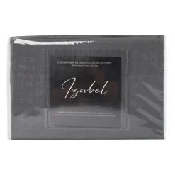 Twin XL Microfibre Bed Sheet Set - Charcoal Grey