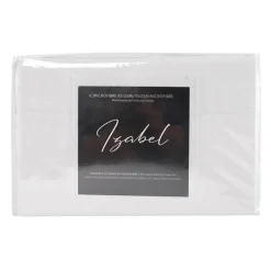 Twin XL Microfibre Bed Sheet Set - White