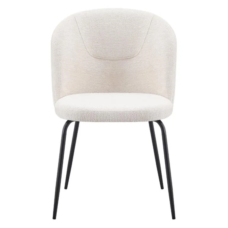 Upholstered Chairs (Set of 2) - Cream
