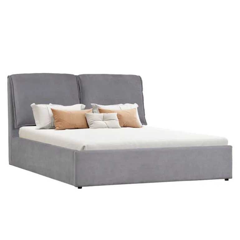 Upholstered King Bed with Headboard (78'')