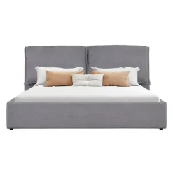 Upholstered King Bed with Headboard (78'')