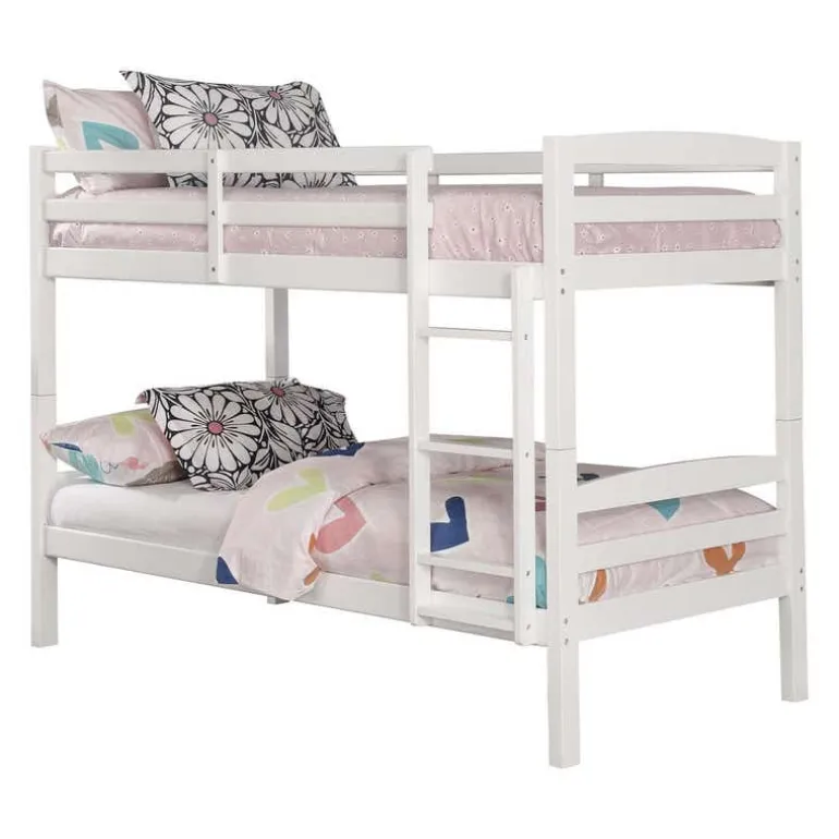 White Bunk Bed - 39"/39"